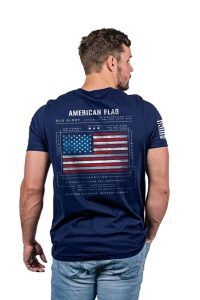 USA Shirt from Nine Line Apparel on white background